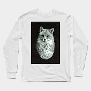 Fox Portrait Long Sleeve T-Shirt